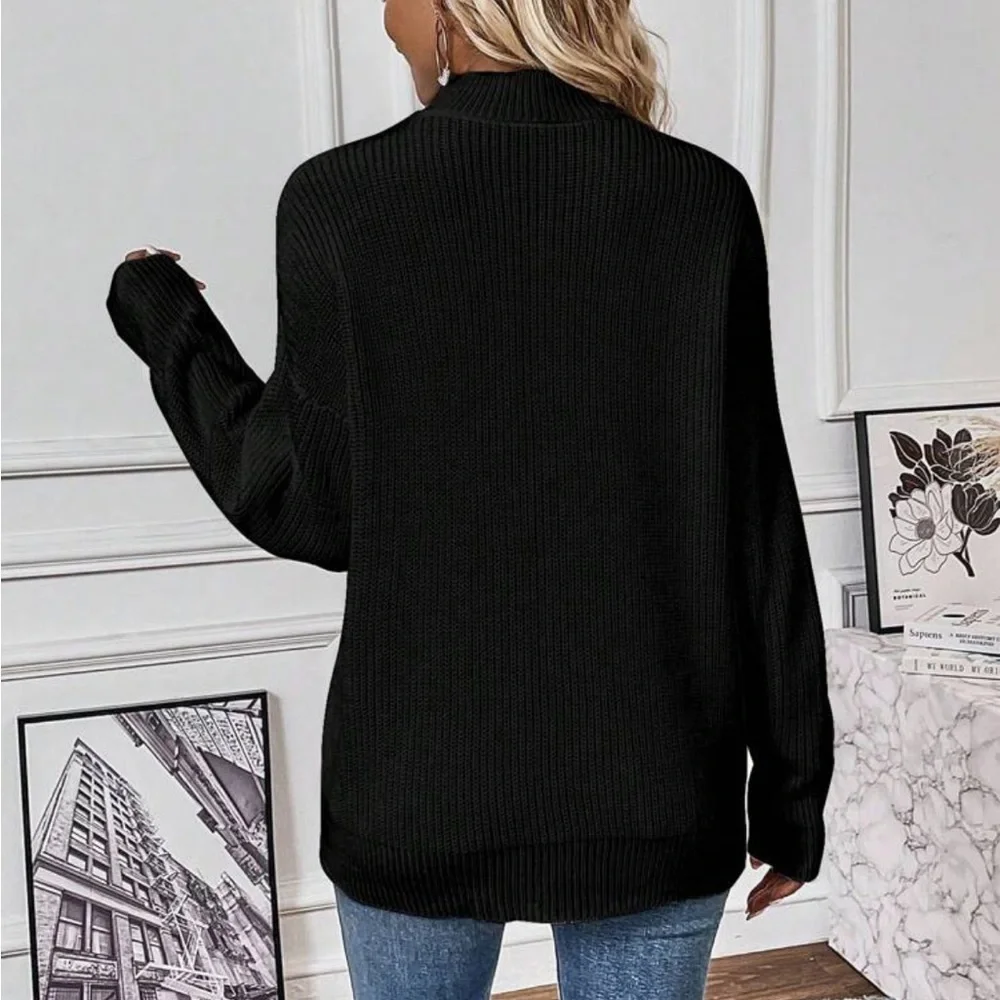 Boho cutout sweater top - Picture 9 of 16